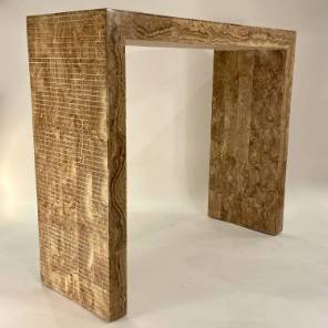 A Italian Travertine Console